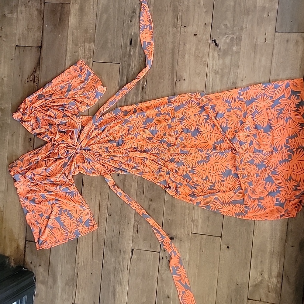Long kimono maxi dress bright sexy